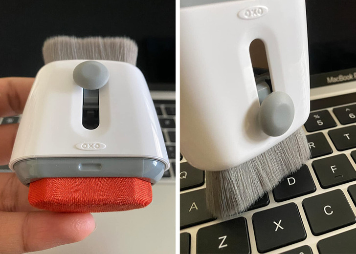 The OXO Cleaning Brush and Sweet & Swipe Laptop Cleaner changed my life