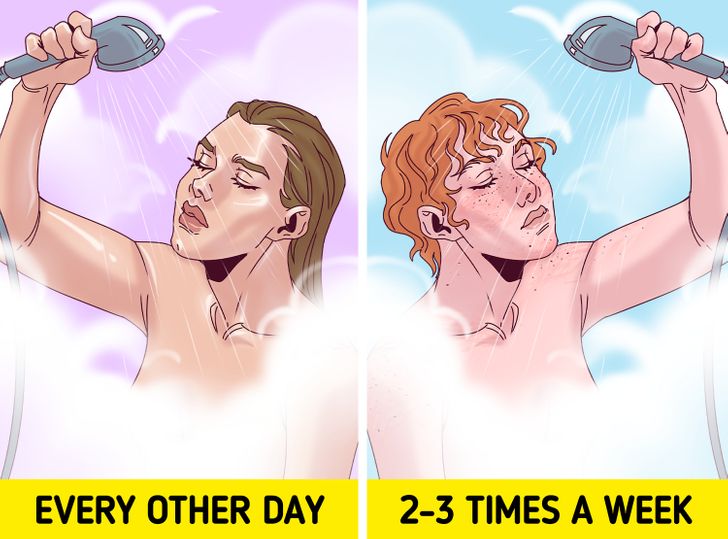 A shower every day