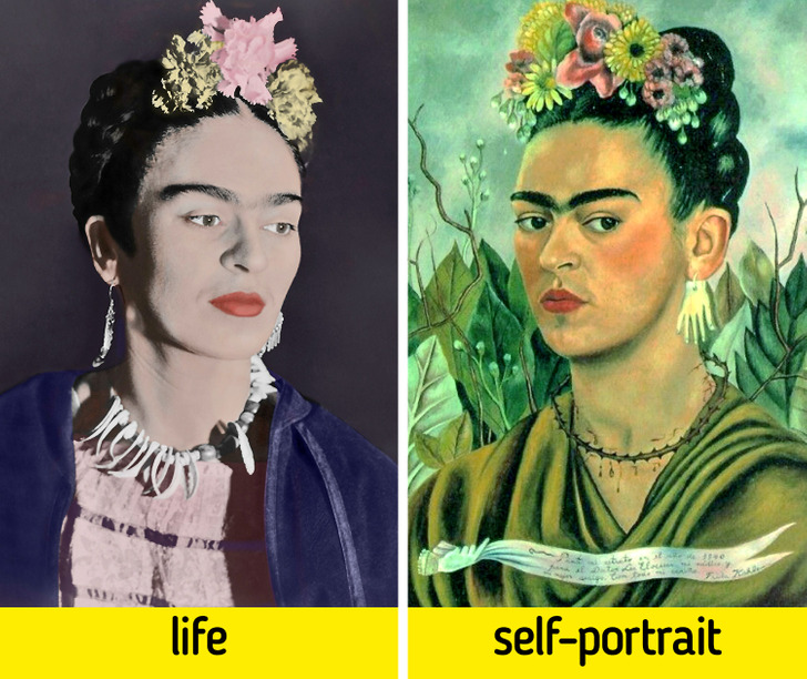 What 16 Famous Painters Looked Like in Their Self-Portraits and in Real Life