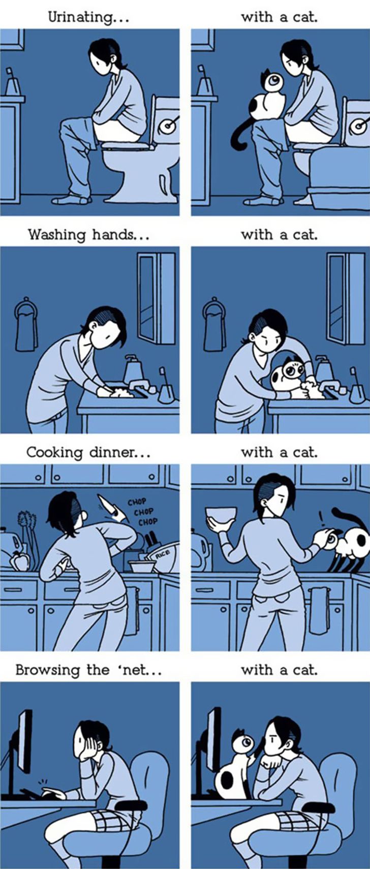 15 Hilarious Comic Strips Every Cat Owner Will Understand