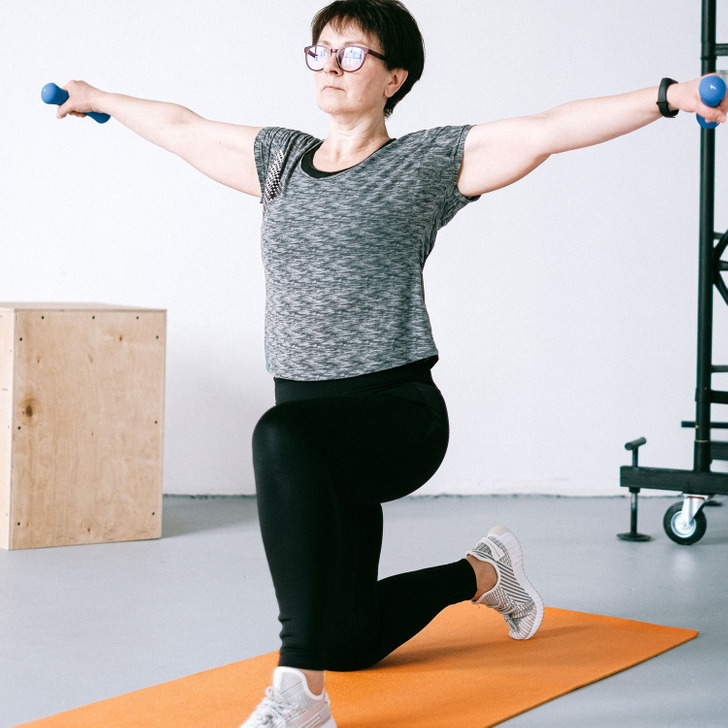 A balance and strength exercise