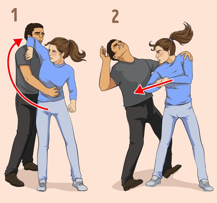 self defense moves step by step