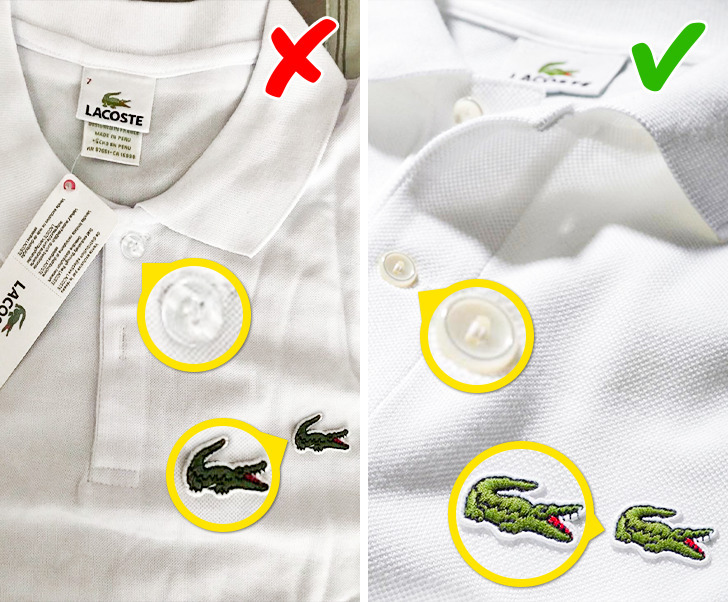 Lacoste how to spot a deals fake