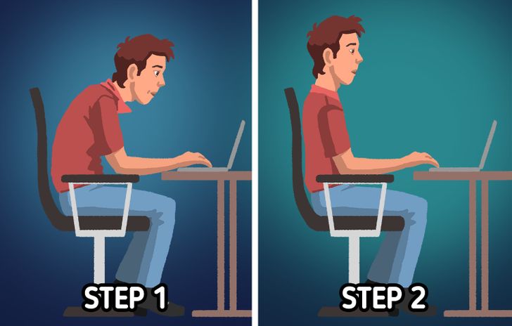 7 طرق للحفاظ على وضعية جيدة عند الجلوس لفترة طويلة