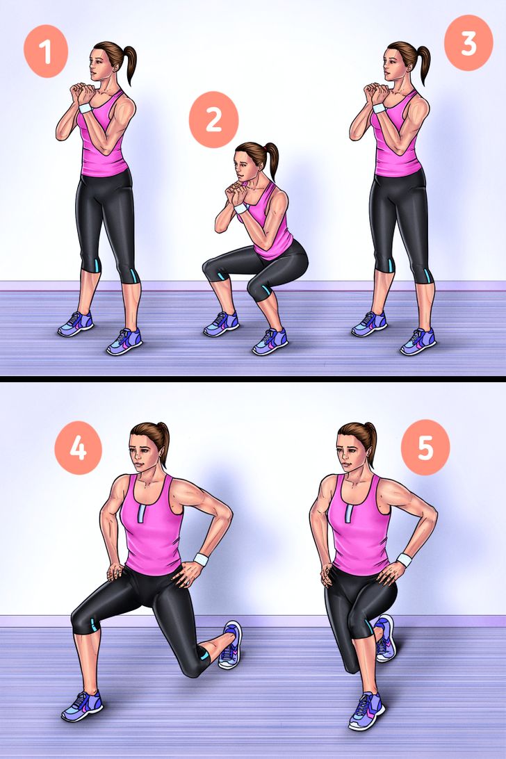 5 Simple Exercises That Will Take Only 15 Minutes of Your Time to