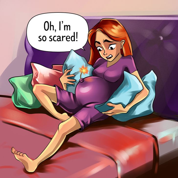 14 Illustrations About How Hard the Life of a Pregnant Woman Is