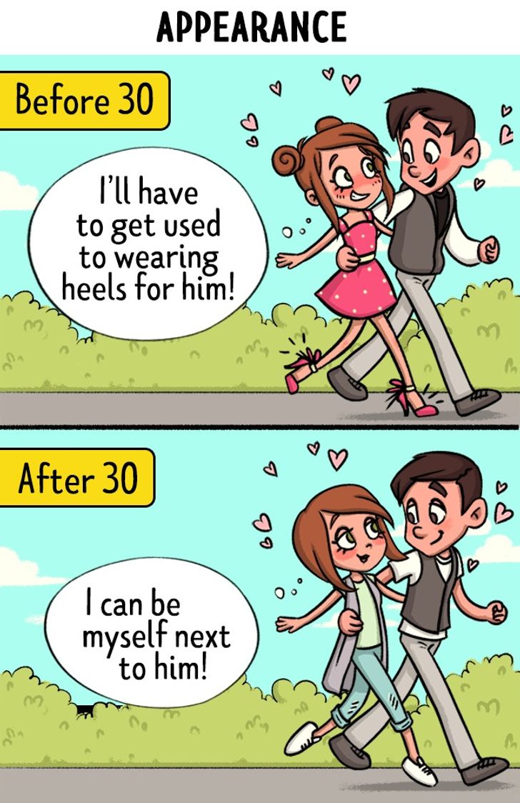 13 Comics Showing What Love Looks Like Before and After 30