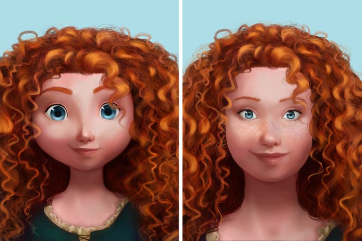 What 13 Disney Princesses Would Look Like With More Realistic Features