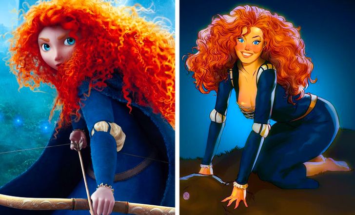 An Artist Turns Cartoon Characters Into Hot Beauties Like We Haven't Seen  Them Before