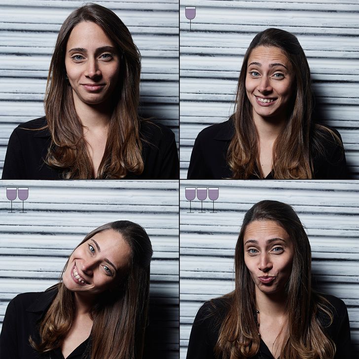 Photos That Show How We Look after 1, 2 and 3 Glasses of Wine