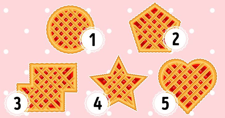 Look at the picture. Which pie did you spot first?