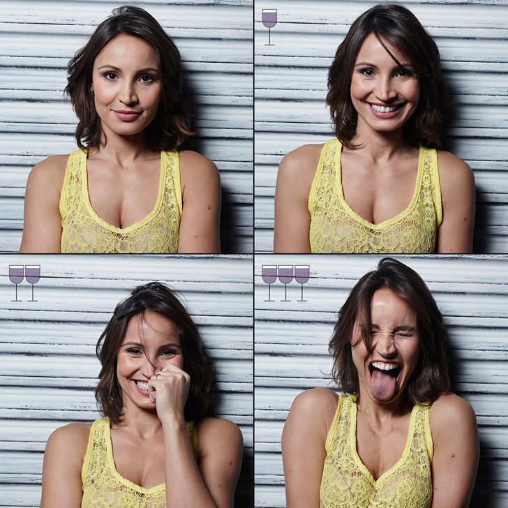 Photos That Show How We Look after 1, 2 and 3 Glasses of Wine