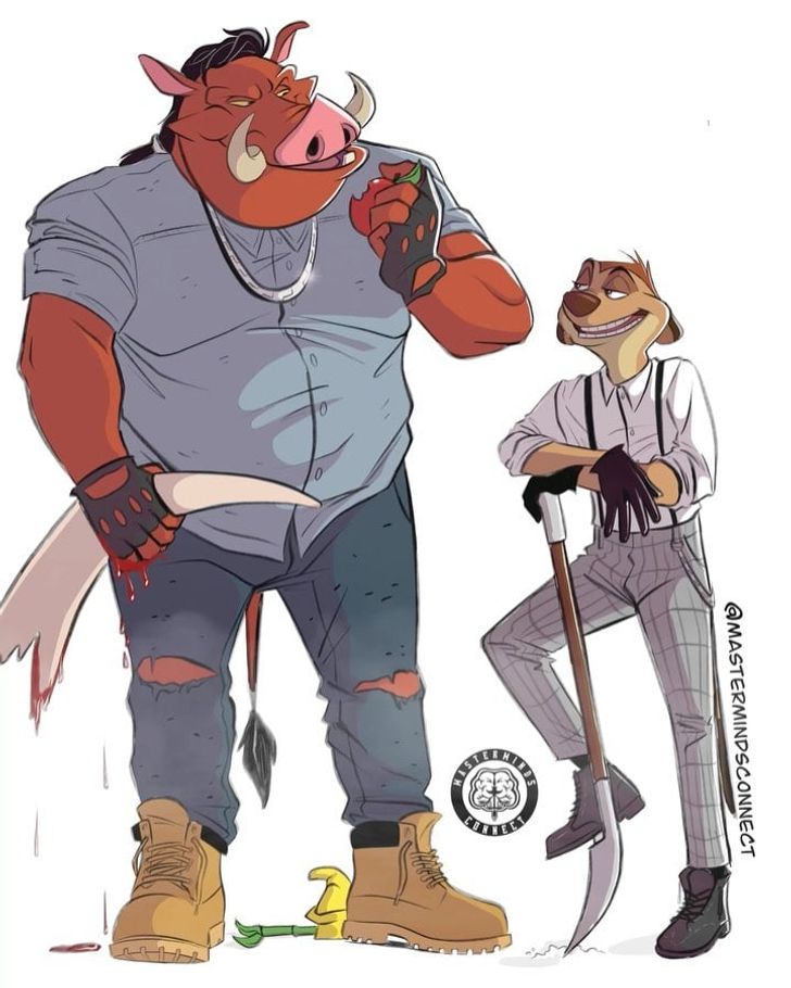 lion king characters as humans