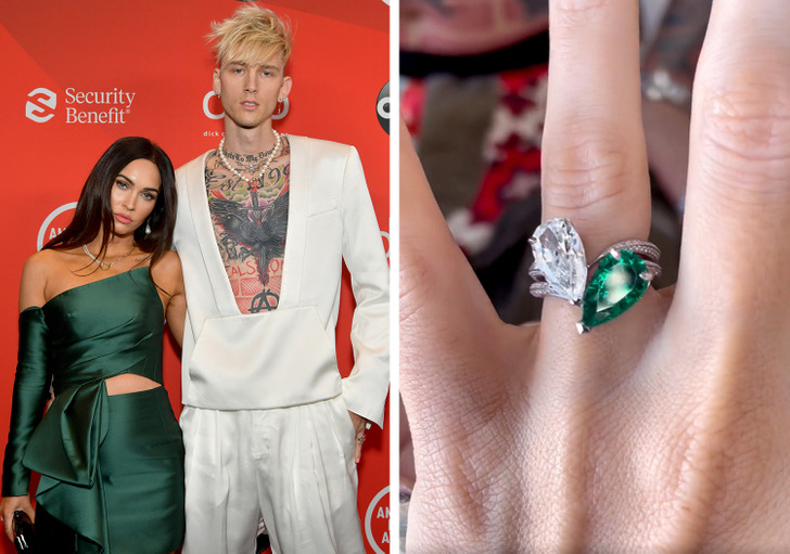 12 Celebrities Whose Engagement Rings Shine as Bright as Their Love ...