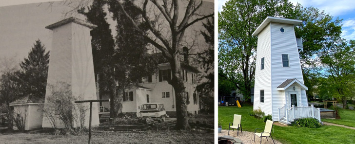A 110-Year-Old Water Tower, Now an Office and an Art Studio