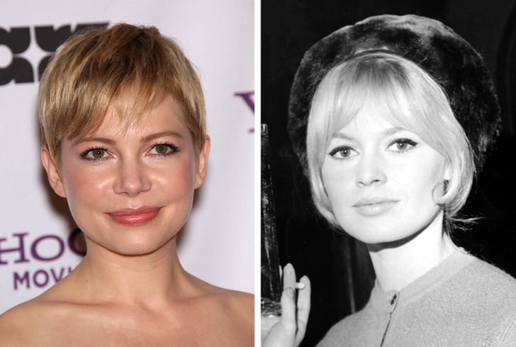 15 Side-by-Side Photos of Modern Celebrities and Their Doppelgängers From the Past