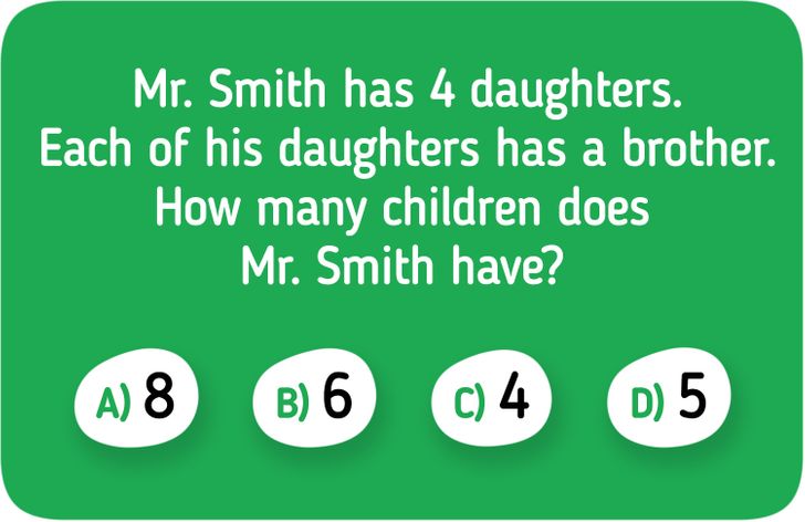 a multiple choice riddle. Can you get the right answer?