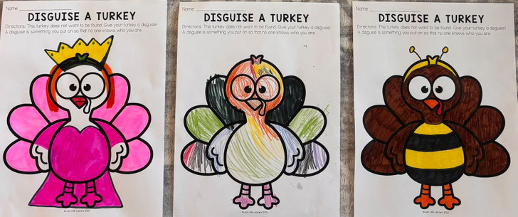 A Whole Family of Turkeys in Disguise, and a Vote for the Best One