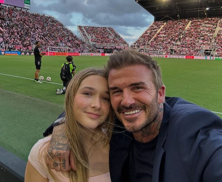 “She’s 12, Give Her Some Space,” David Beckham’s New Pics With Daughter ...