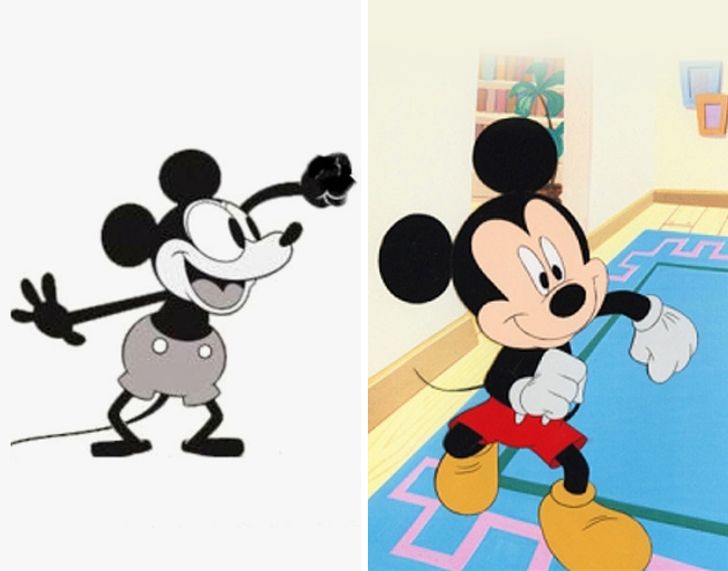 Original Concept Drawings Of Disney Characters