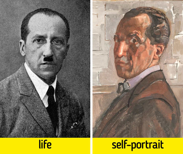 What 16 Famous Painters Looked Like in Their Self-Portraits and in Real Life