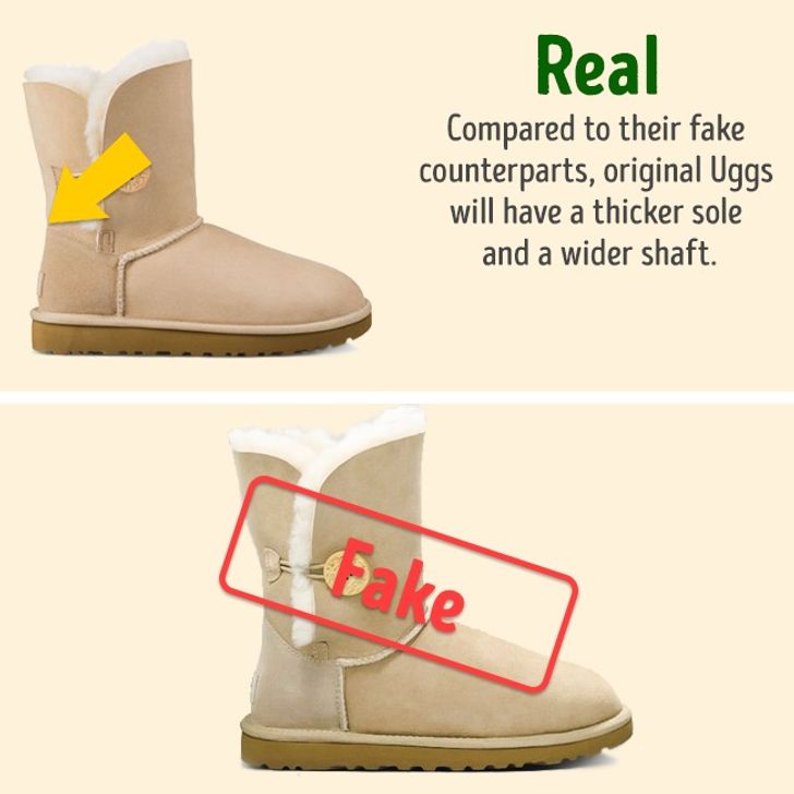how to tell real uggs from fake