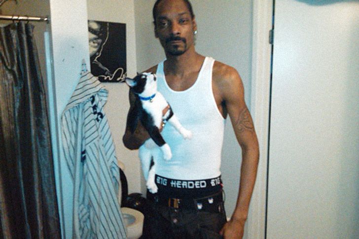 15 handsome men with their kittens