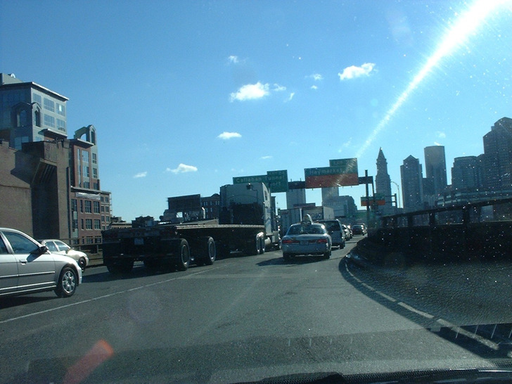 2003: traffic on the elevated Central Artery