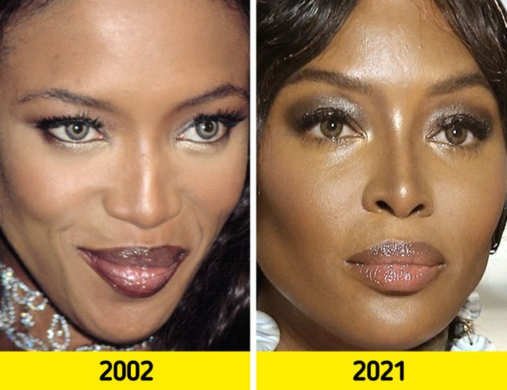 17 Pairs of Photos That Show How the Faces of Top Models Change With Time