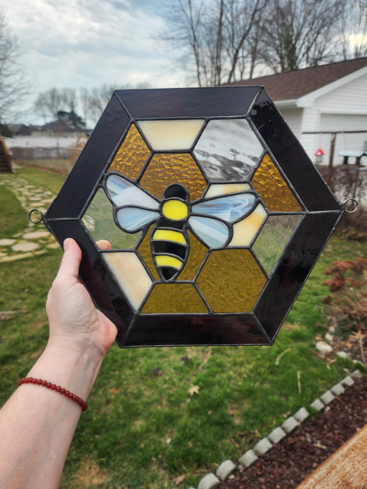 A Fourth Piece Made With Glass From the Scrap Bins