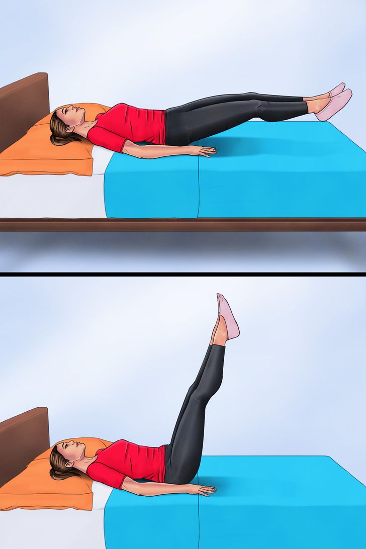 Bed exercises cheap to strengthen legs