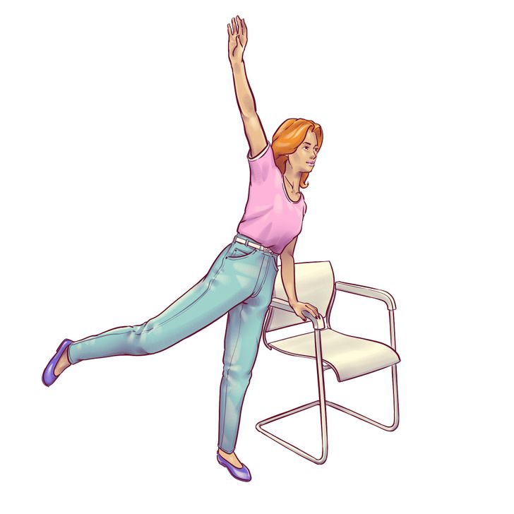 Más de 6 ejercicios en silla para quemar grasa abdominal con tanta facilidad mientras hace ejercicio