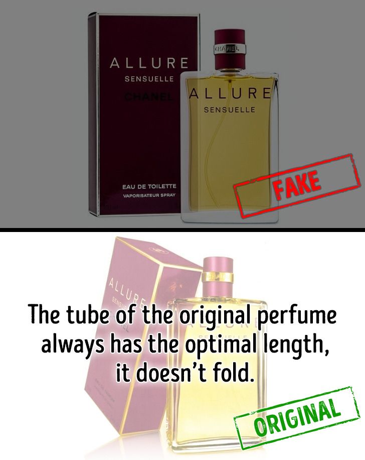Fake vs Original Chanel Allure Women's - Fake vs Original