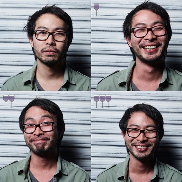 Photos That Show How We Look after 1, 2 and 3 Glasses of Wine