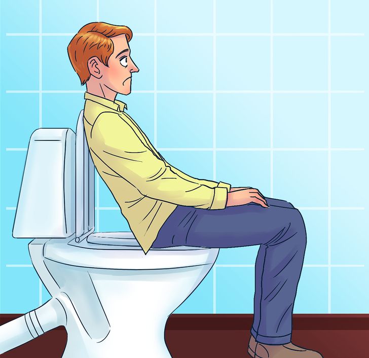 What Position We Need To Choose When Sitting On A Toilet