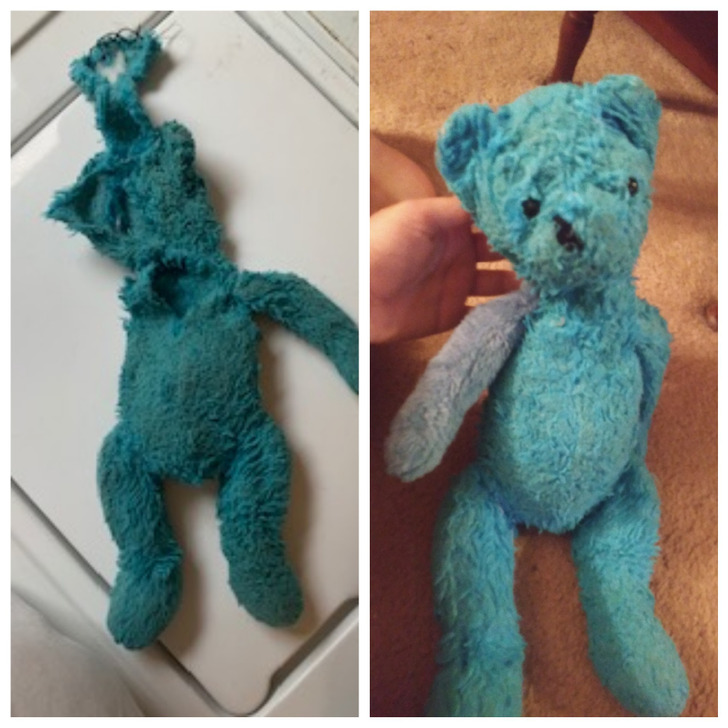 A Bear From a Dog Attack Came Back Repaired, and Still Looking Very Much Loved, Because His Owner Asked
