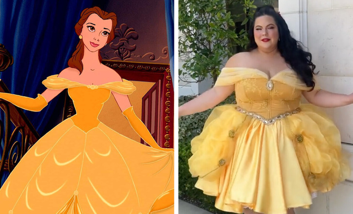 Plus Size Designer Brings Disney Characters To Life With Realistic Bodies Plus Size Designer Brings Disney Characters To Life With Realistic Bodies