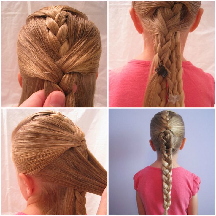 Ten quick and easy hairstyles for your daughter which even dad can do