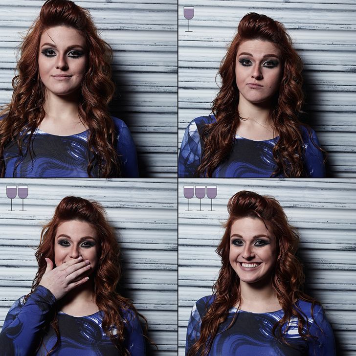 Photos That Show How We Look after 1, 2 and 3 Glasses of Wine