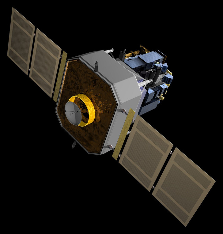 SOHO spacecraft, model render