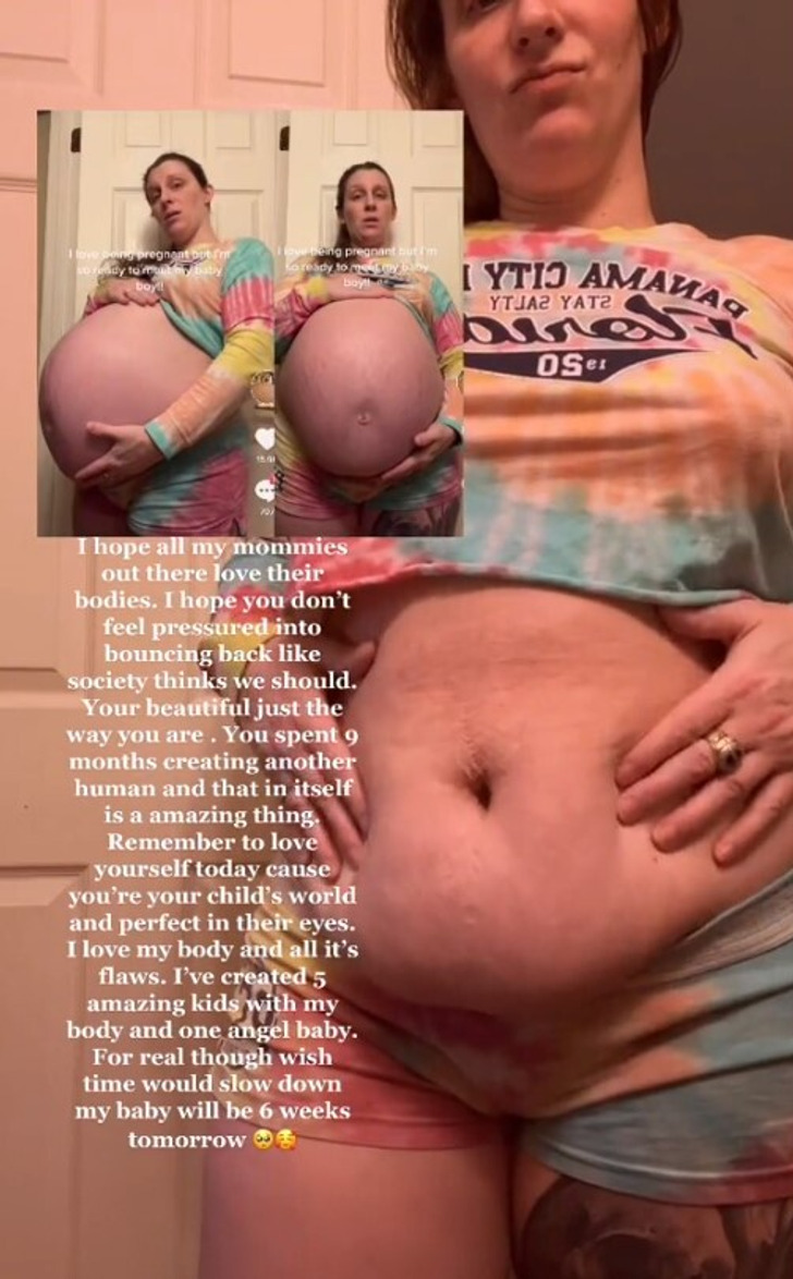 Mom's Huge Baby Bump Has People Guessing She's Having Eight Babies