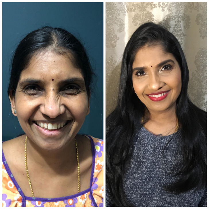 A Mom Who Never Wears Makeup Was Shocked When She Saw Herself