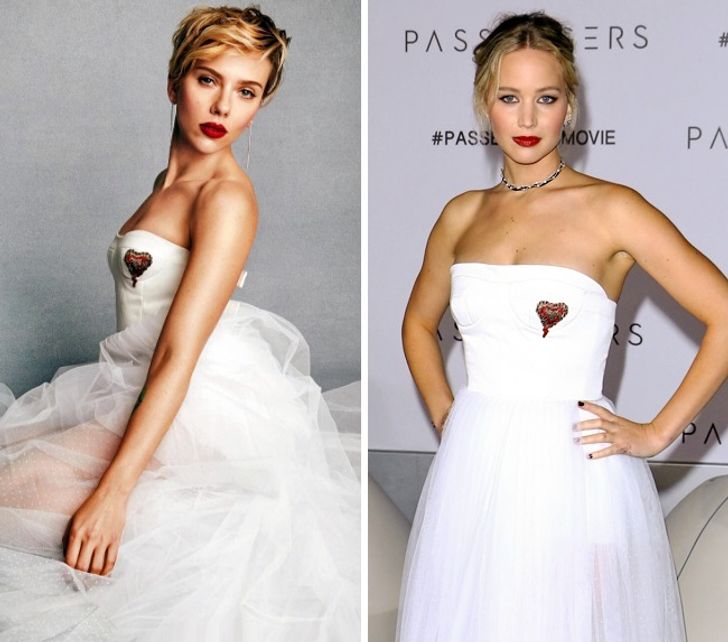 20 Celebrities Who Appeared in Identical Dresses