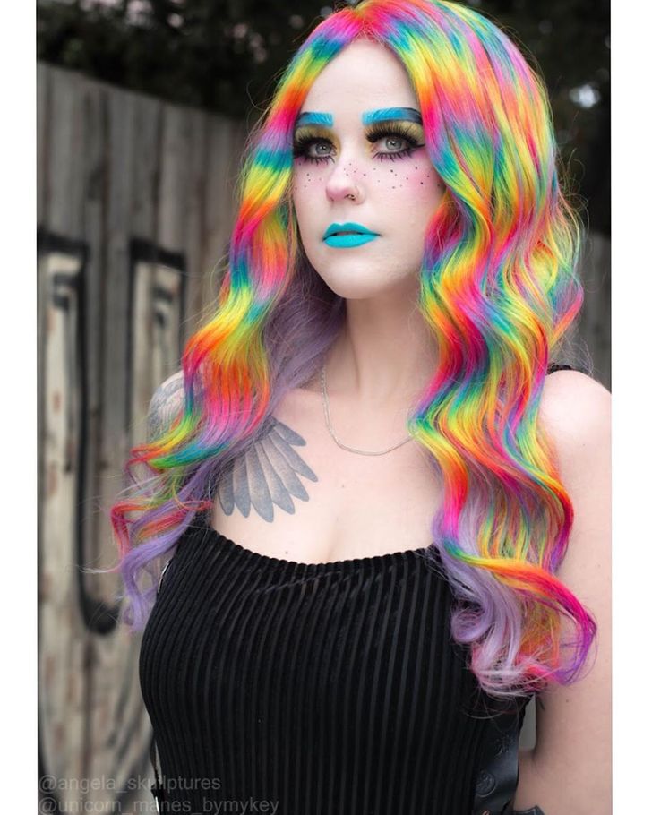 An Australian Hairstylist Turns Hair Into Unicorn Manes and Gives ...