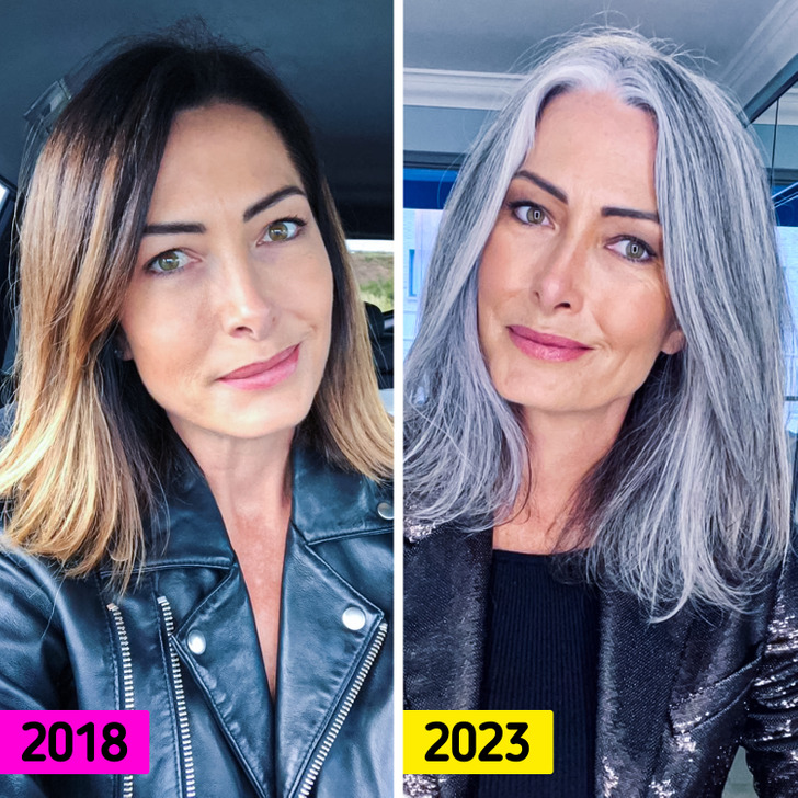 Gray Never Equals Old,” a Model, Luisa Dunn, Ditches Hair Dye and Inspires  People to Love Their Natural Looks