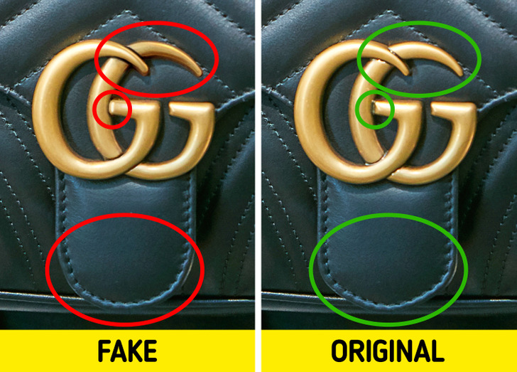 Guess wallet real vs. fake. How to spot counterfeit Guess wallets and  purses 