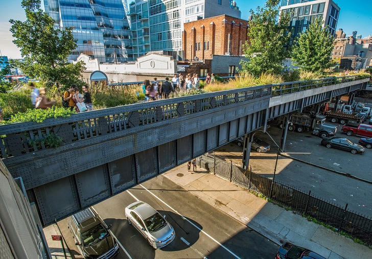 The High Line park in Manhattan