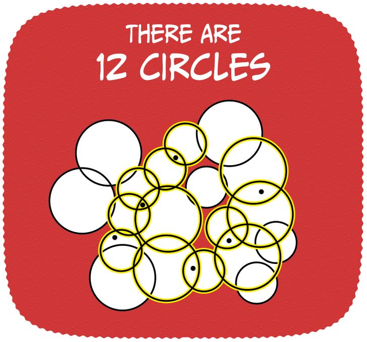 How many circles contain the black dots in this logic puzzle answer