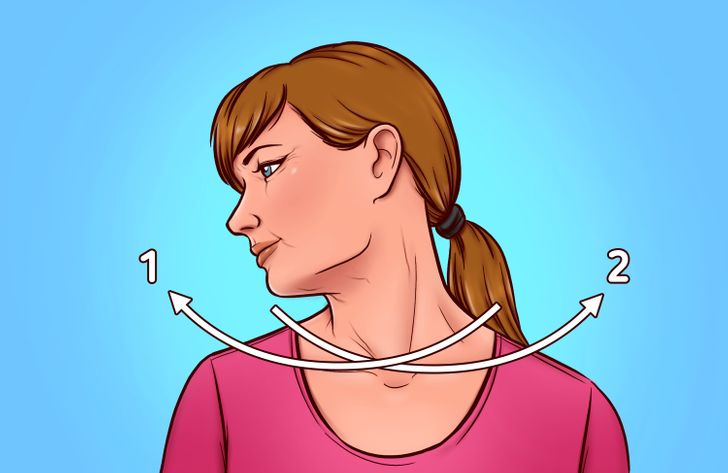 7 ejercicios para deshacerse naturalmente de un cuello de pavo