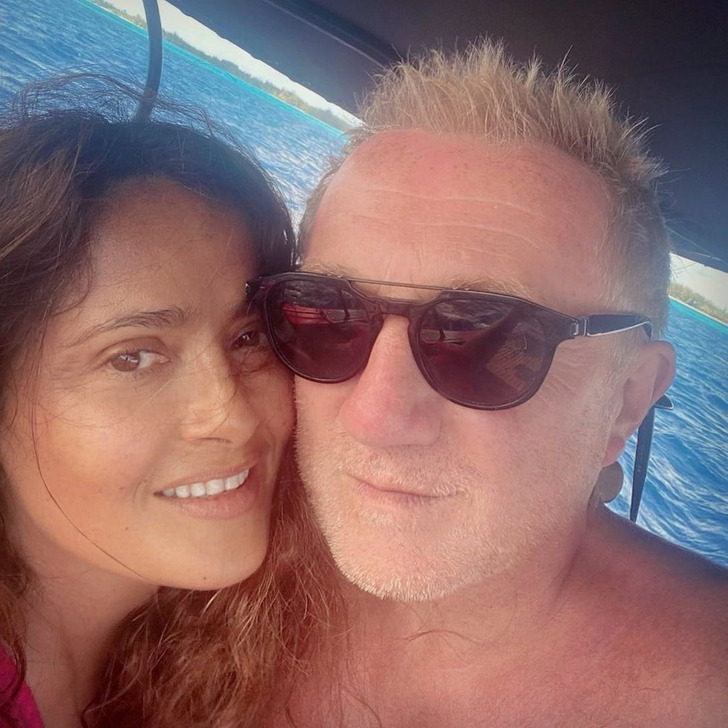 Is that your grandpa?”: Salma Hayek Shares a Photo With Her Husband And  Causes a Stir Among Fans / Bright Side